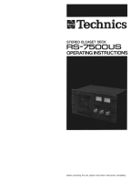 Technics - RS-7500-US - Owners manual1